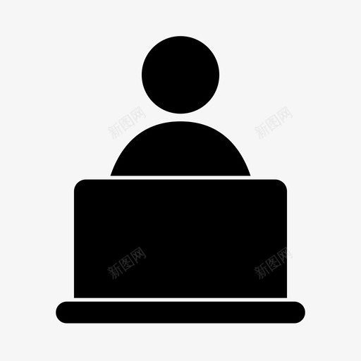 忙碌商务电脑svg_新图网 https://ixintu.com 忙碌 商务 电脑 表演 工作 混合