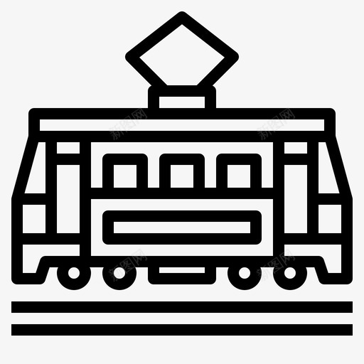 有轨电车火车运输svg_新图网 https://ixintu.com 有轨 电车 火车 运输 地下 车辆 公共服务