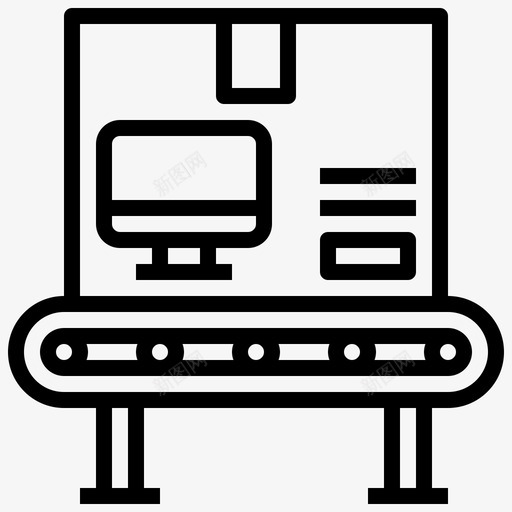 电脑盒子机械svg_新图网 https://ixintu.com 电脑 盒子 机械 技术 批量生产