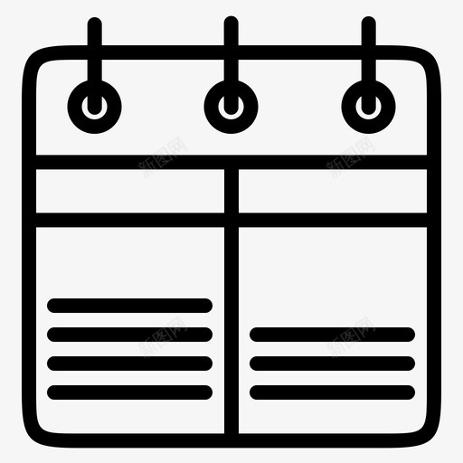 日历日假日svg_新图网 https://ixintu.com 日历 日假 日月 日程