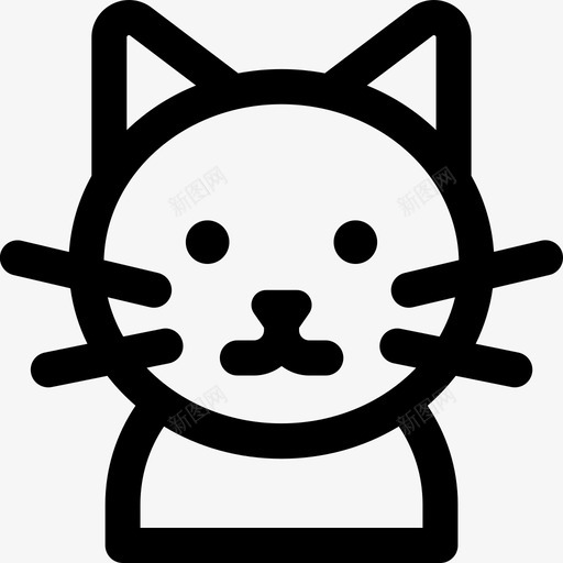 家养短毛品种猫svg_新图网 https://ixintu.com 品种 家养 短毛 宠物