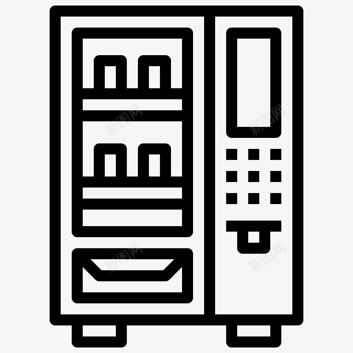 自动售货机饮料电子产品svg_新图网 https://ixintu.com 自动售货机 饮料 电子产品 零食