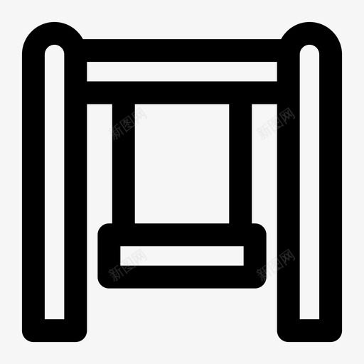 秋千游乐场嘉年华svg_新图网 https://ixintu.com 游乐场 嘉年华 秋千 公园 游乐园 系列 风格