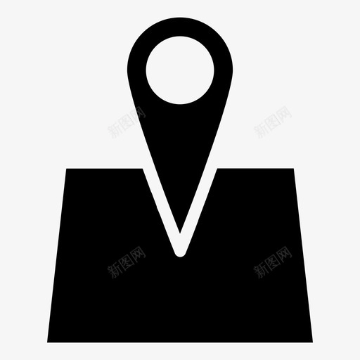 地图位置标记svg_新图网 https://ixintu.com 地图 位置 标记 图钉 点网 网页 图标