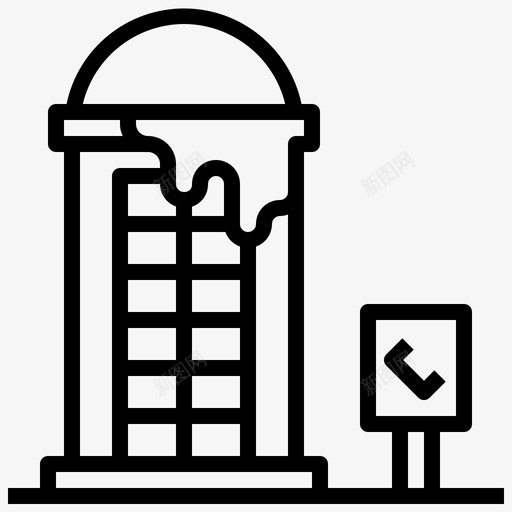 付费电话通讯电话盒svg_新图网 https://ixintu.com 电话 通讯 付费 技术 冬季 城镇 扩展