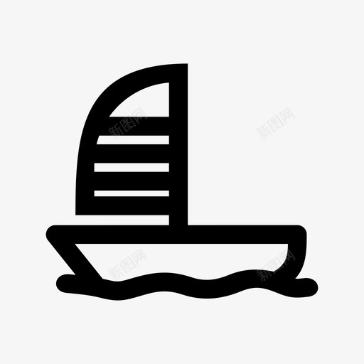 船海洋帆svg_新图网 https://ixintu.com 海洋 海船 运输