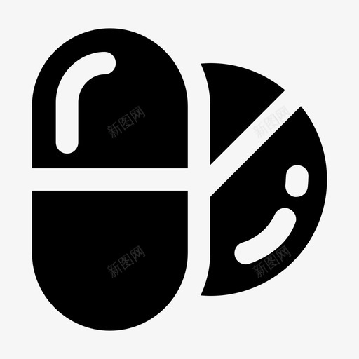 药丸药物医学svg_新图网 https://ixintu.com 医学 药丸 药物医学 药房 符号 样式