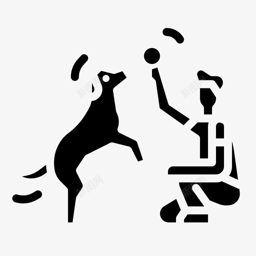 玩狗人宠物svg_新图网 https://ixintu.com 玩狗 人人 宠物 家庭 活动