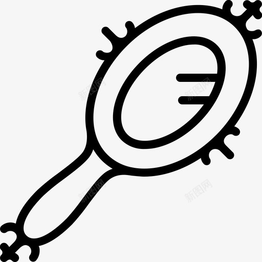 镜子理发镜口袋svg_新图网 https://ixintu.com 复古 镜子 理发 口袋 礼品 轮廓