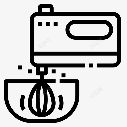 搅拌机烹饪电动svg_新图网 https://ixintu.com 搅拌机 烹饪 电动 食品 手工
