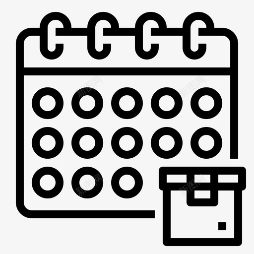 交货日期快捷svg_新图网 https://ixintu.com 交货 日期 快捷 物流运输 物流