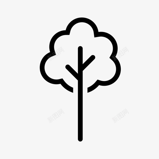 树生长叶子svg_新图网 https://ixintu.com 生长 叶子 自然 植物 木材