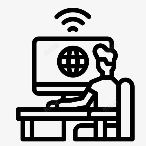 电脑上网电影院游戏svg_新图网 https://ixintu.com 电脑 上网 电影院 游戏 家庭 活动 大纲