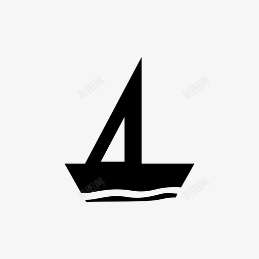 船海洋帆svg_新图网 https://ixintu.com 海洋 海船 运输