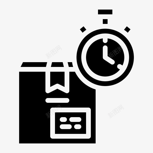送货箱商务包装svg_新图网 https://ixintu.com 送货 货箱 商务 包装 运输 网上商城
