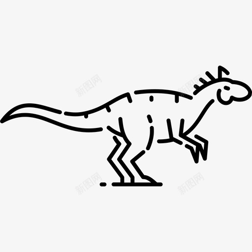 异龙古代古代动物svg_新图网 https://ixintu.com 古代 异龙 动物 恐龙