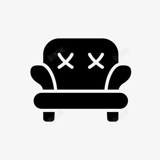 扶手椅舒适大厅svg_新图网 https://ixintu.com 扶手 舒适 大厅 休息室 沙发 家具