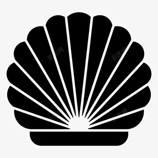 蛤蜊双壳类双壳软体动物svg_新图网 https://ixintu.com 动物 蛤蜊双 壳类双 软体 贝壳