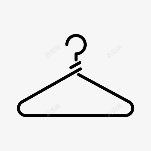 衣架衣柜衣服svg_新图网 https://ixintu.com 衣架 衣柜 衣服 外套 干洗 办公室 轮廓