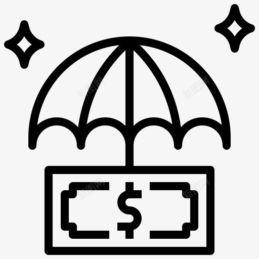保险银行钱袋svg_新图网 https://ixintu.com 保险 银行 钱袋 储蓄 贷款