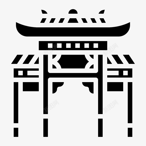 中国门亚洲新年svg_新图网 https://ixintu.com 中国 国门 新年 亚洲 年中国