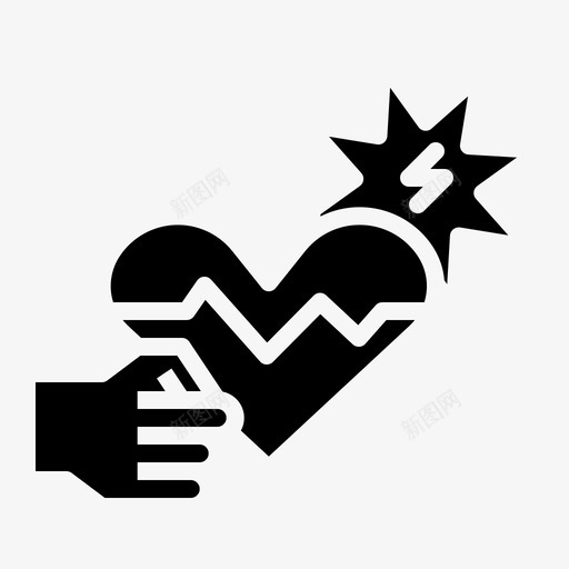 心脏病发作心跳保健svg_新图网 https://ixintu.com 心脏病 发作 心跳 保健 脉搏 胆固醇 固体