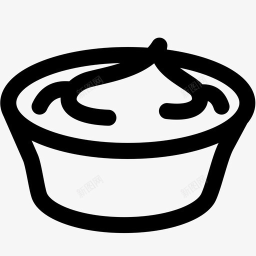 马斯卡彭奶油食品svg_新图网 https://ixintu.com 食品 意大利 马斯 卡彭 奶油 系列
