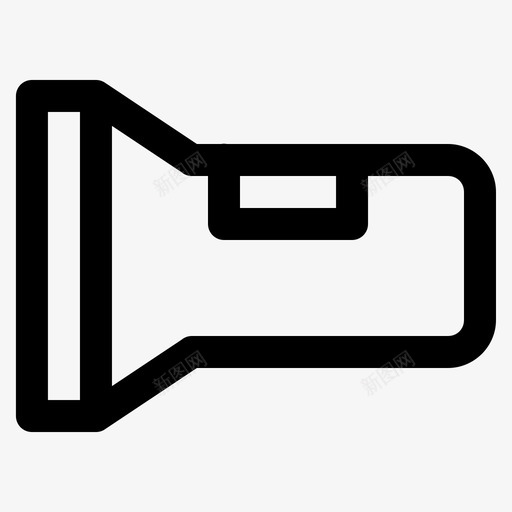 手电筒灯uxsvg_新图网 https://ixintu.com 手电筒 手电 筒灯
