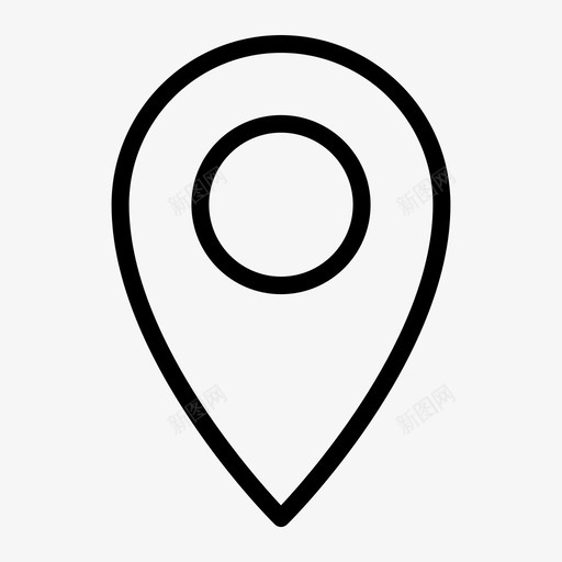 位置地址箭头svg_新图网 https://ixintu.com 位置 地址 箭头 地图 别针 业务