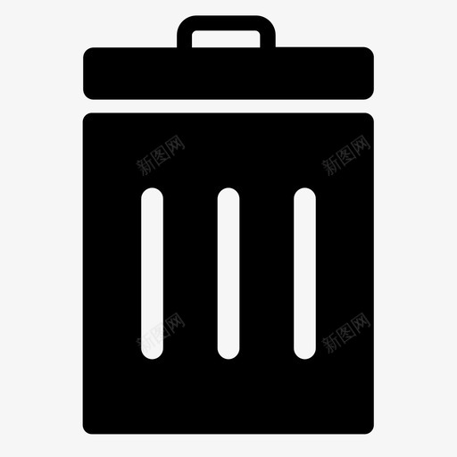 封闭式垃圾桶垃圾桶svg_新图网 https://ixintu.com 垃圾桶 封闭式