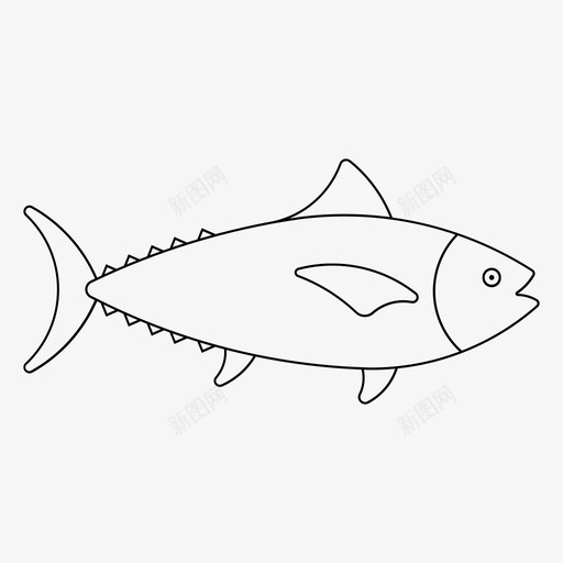 蓝鳍金枪鱼鱼动物svg_新图网 https://ixintu.com 蓝鳍 金枪鱼 鱼鱼 动物
