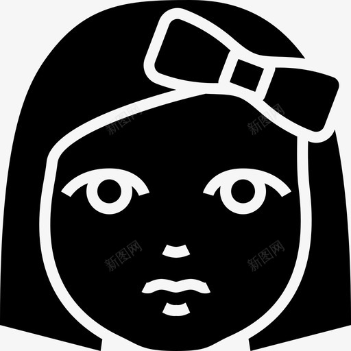 女孩婴儿脸svg_新图网 https://ixintu.com 女孩 婴儿 幼儿 年轻人 孕妇