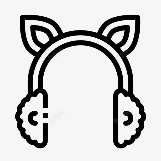 耳罩圣诞节寒冷svg_新图网 https://ixintu.com 耳罩 圣诞节 寒冷 冬天