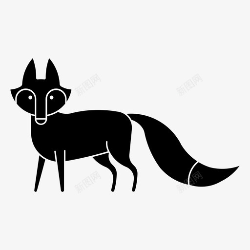 狐狸狗嚎叫svg_新图网 https://ixintu.com 狐狸 嚎叫 毒蛇 动物