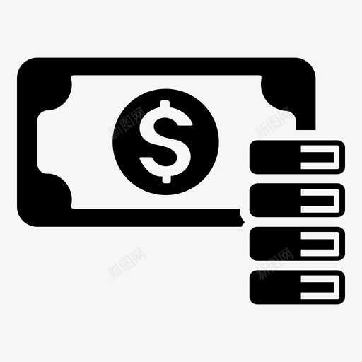 现金资产货币svg_新图网 https://ixintu.com 货币 财务 现金 资产 付款 业务 集合