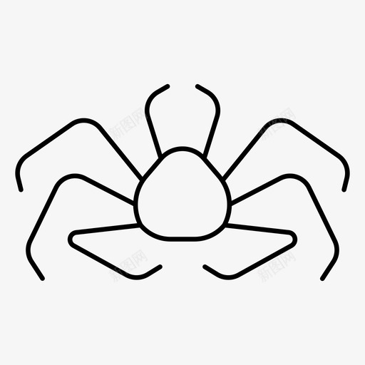 帝王蟹动物甲壳类动物svg_新图网 https://ixintu.com 帝王 动物 甲壳类 海鲜 阿拉斯加