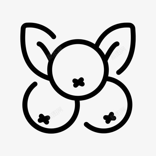 蓝莓新鲜水果svg_新图网 https://ixintu.com 蓝莓 新鲜 水果 素食