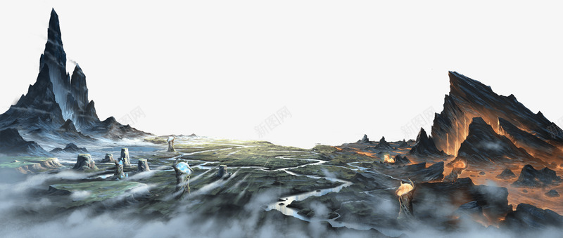 传奇传奇场景沙城413png免抠素材_新图网 https://ixintu.com 传奇 场景 沙城