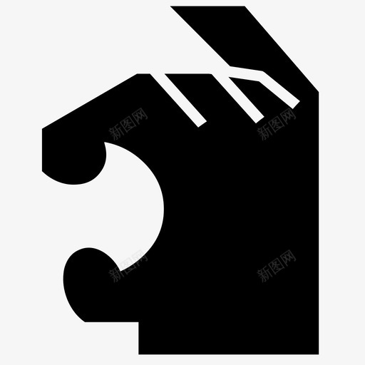手手势抓svg_新图网 https://ixintu.com 手势 抓握 用手 指的