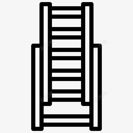 踏步梯施工工具svg_新图网 https://ixintu.com 踏步 施工 工具 建筑 大纲