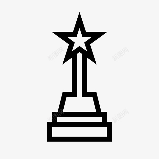 奖励目标奖品svg_新图网 https://ixintu.com 奖励 目标 奖品 成功 电影 生产线