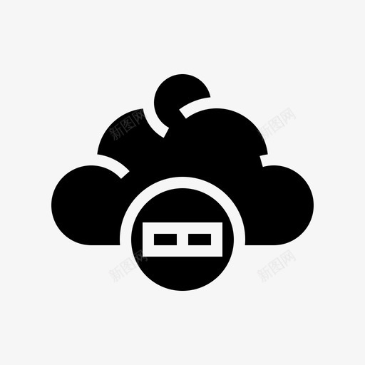 云数据库外部svg_新图网 https://ixintu.com 数据库 外部 链接 云计算 图示