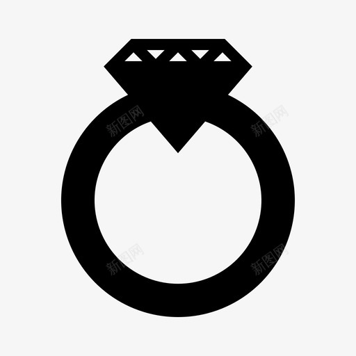 订婚珠宝婚姻svg_新图网 https://ixintu.com 订婚 珠宝 婚姻 戒指 购物 符号