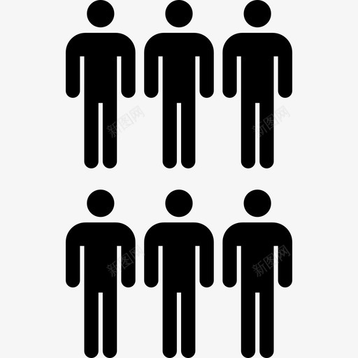 六个人信息信息图形svg_新图网 https://ixintu.com 信息 六个 个人 图形 粘性 滴滴 数据 精致 清洁 补充 字形
