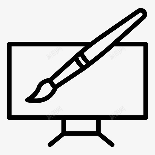 网页设计画笔设计师svg_新图网 https://ixintu.com 网页设计 画笔 设计师 桌面 绘图 混合 平面 平面图 图标