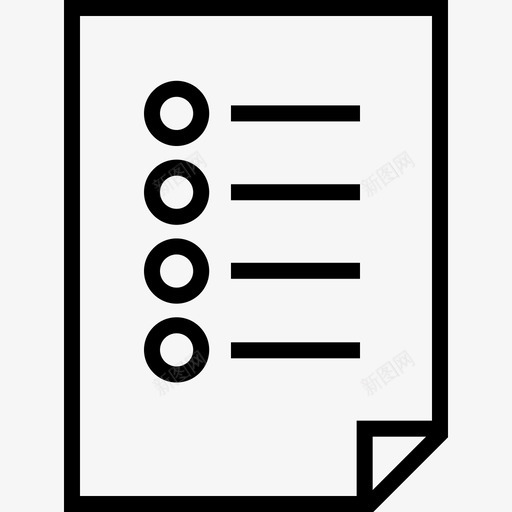 项目符号列表页计划提醒svg_新图网 https://ixintu.com 项目 符号 列表 文档 计划 提醒 注释 备忘录 管理文件 类型 页面