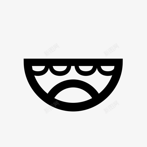 嘴巴说话微笑svg_新图网 https://ixintu.com 嘴巴 说话 微笑 营养 笑饿 食物 吃喝 牙齿