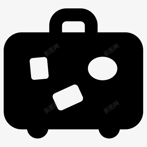 旅行度假旅游svg_新图网 https://ixintu.com 旅行 旅游 度假 行李