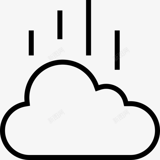 天气雨降水svg_新图网 https://ixintu.com 天气 降水 导航 湿度 菜单 预报 雪云