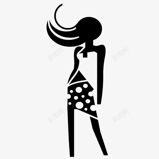 女孩模特选美svg_新图网 https://ixintu.com 女孩 模特 选美 人物 姿势 斜坡 表演 舞台 风格 潮流 女人